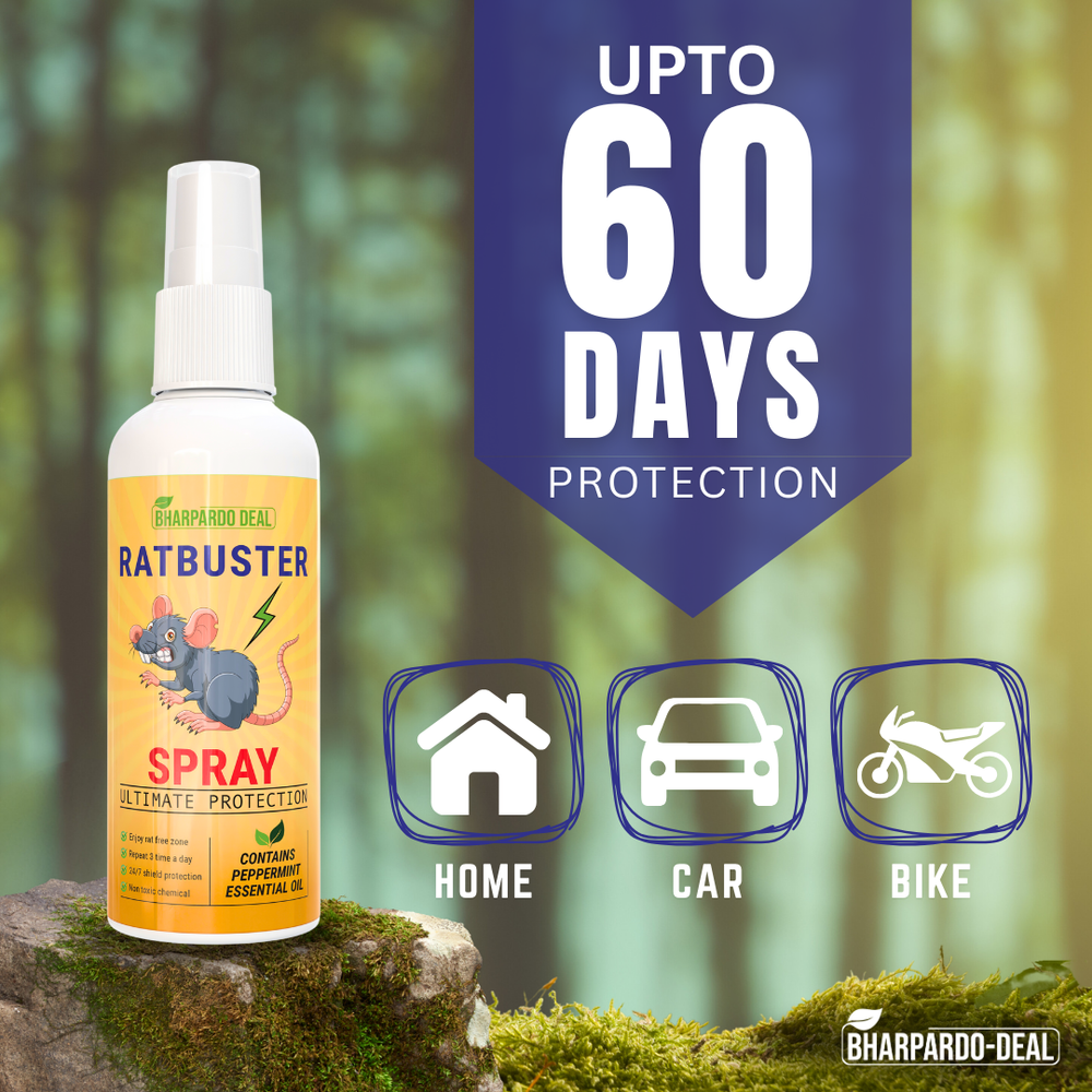 Ratbuster Spray - Your Defense Against Rat Infestations - Pack Of 3