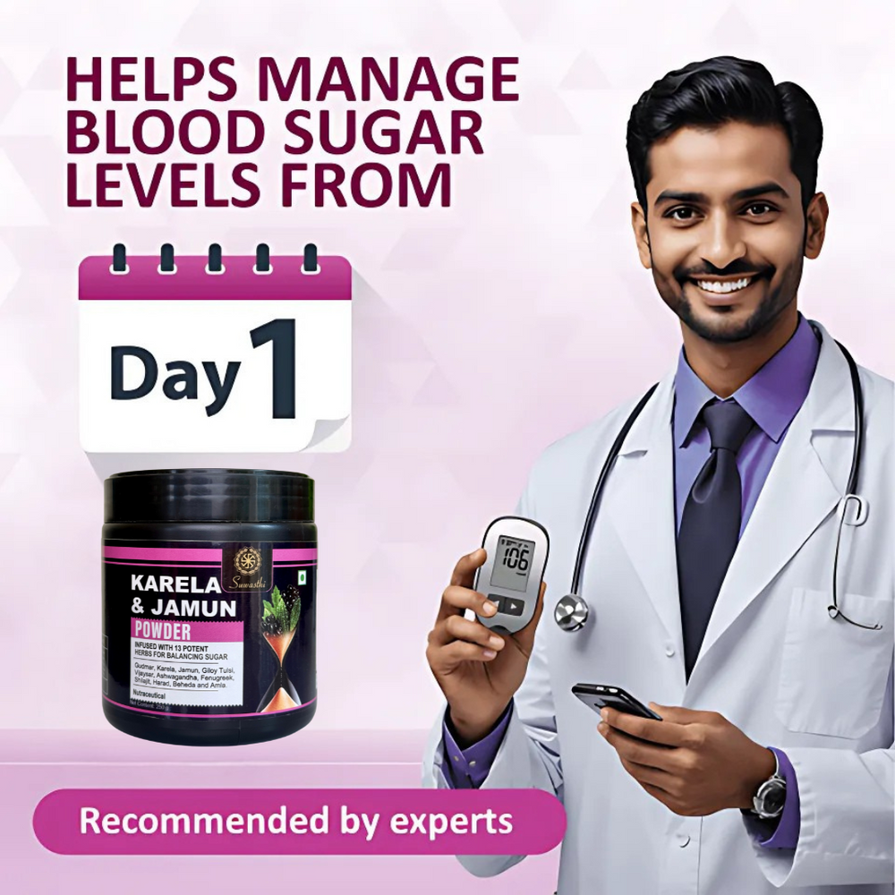 Karela Jamun Powder | Manage Blood Sugar Naturally