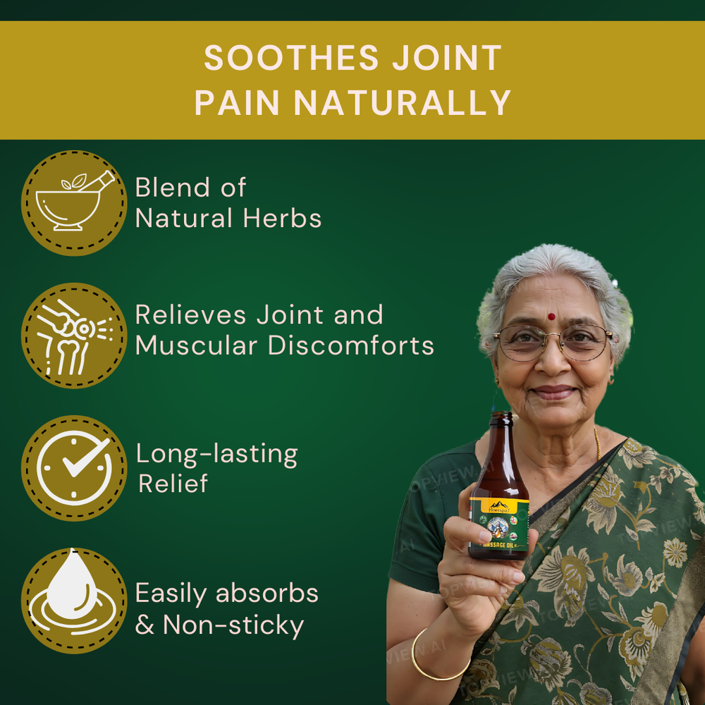 🌿 Himanjali Massage Oil – 100% Ayurvedic Pain Relief Oil