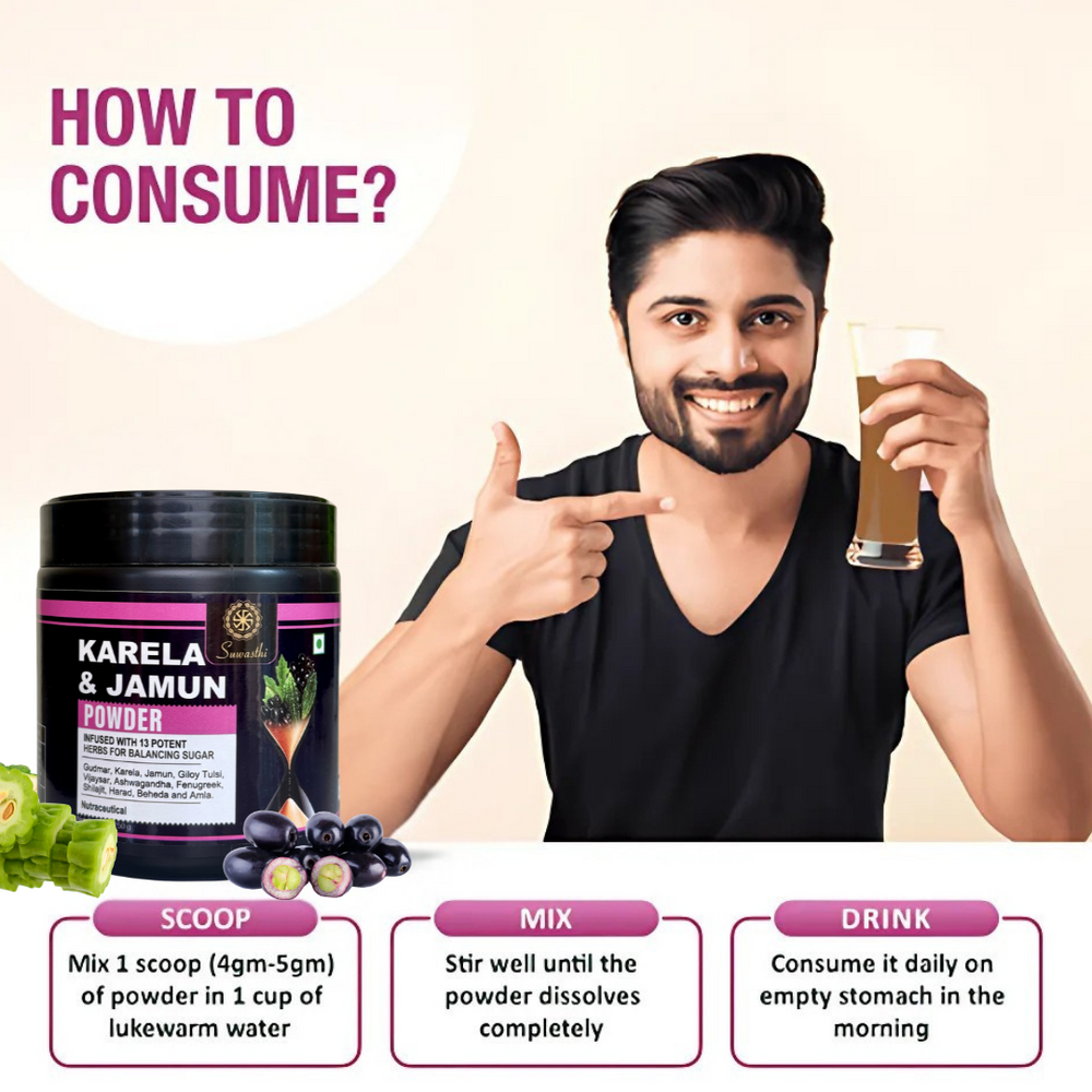 Karela Jamun Powder | Manage Blood Sugar Naturally