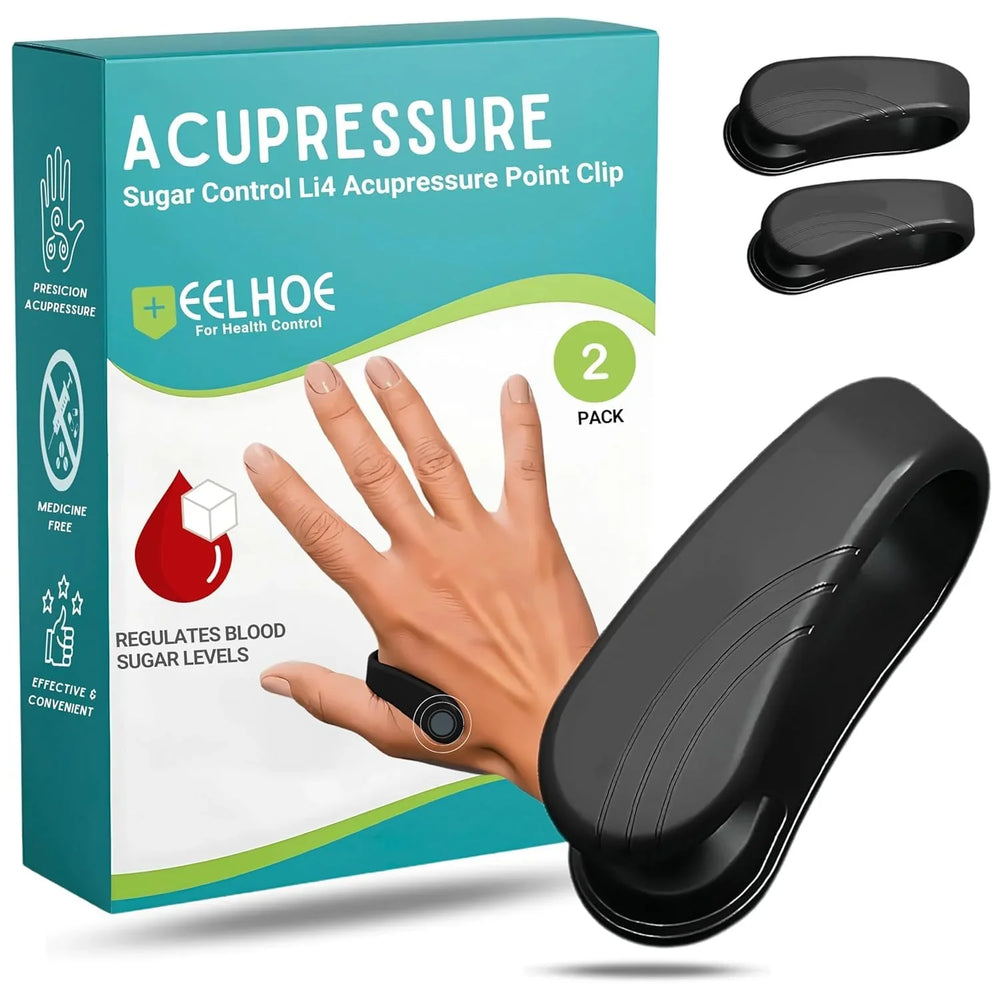 Acupressure Clip For Diabetics/Sugar - Buy 1 Get 1 Free | Buy 2 Get 2 Free |