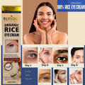 Organic Rice Eye Cream - Best For Dark Circles, Wrinkles, Eye Bags, Etc