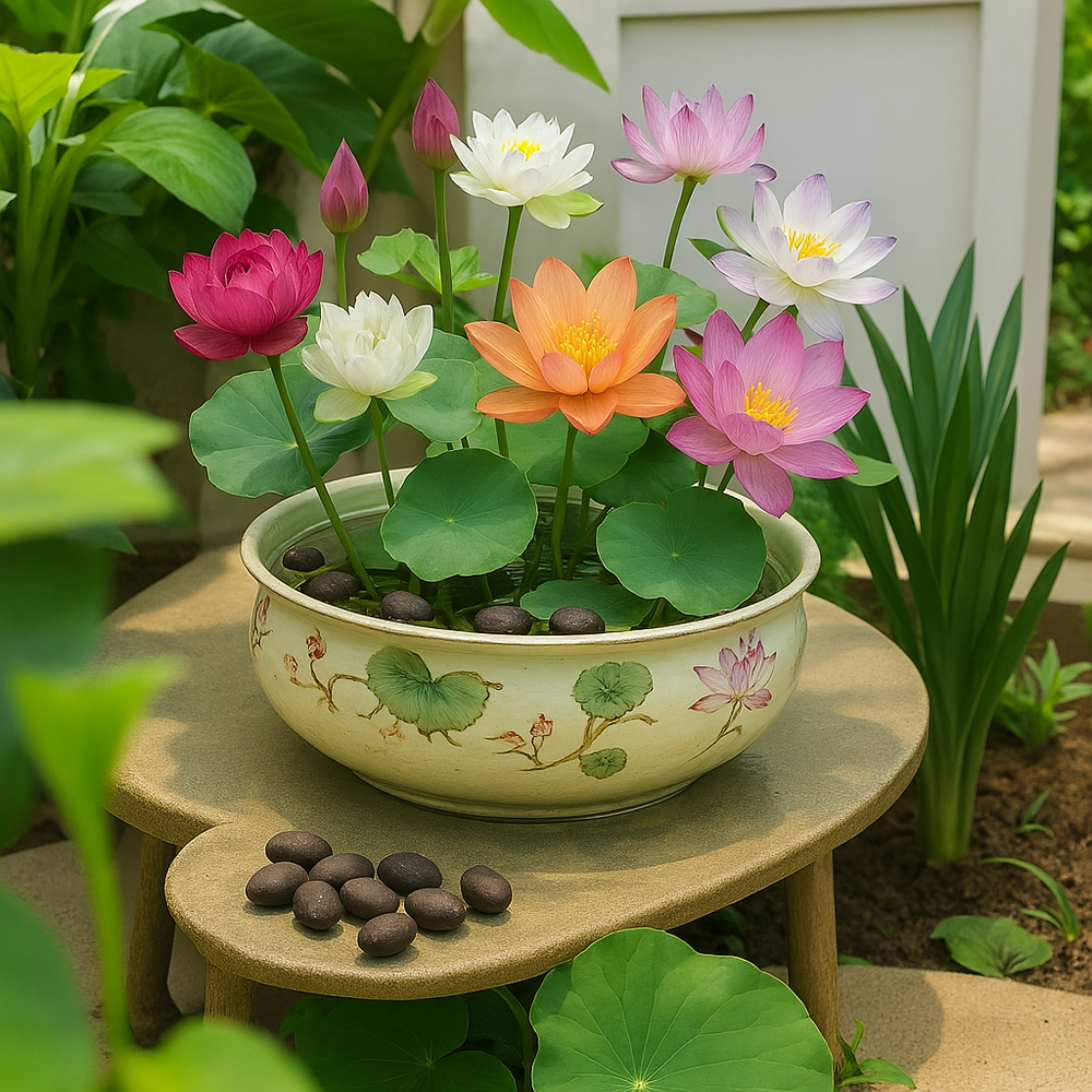 Bonsai Japanese Lotus Seeds - Buy 1 Get 1 Free - 9764602257
